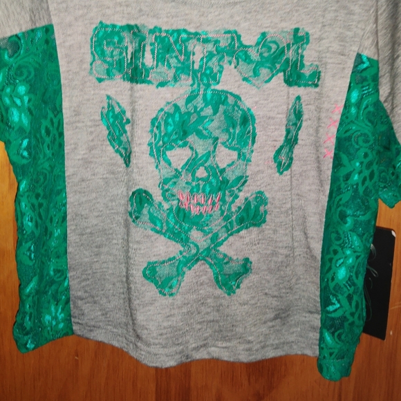 Women's M Sinful cropped t-shirt - Picture 11 of 12